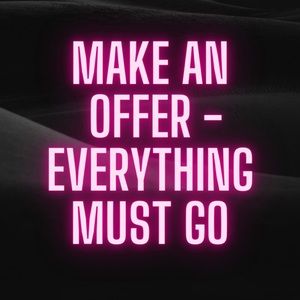 Make an offer - emptying closet!